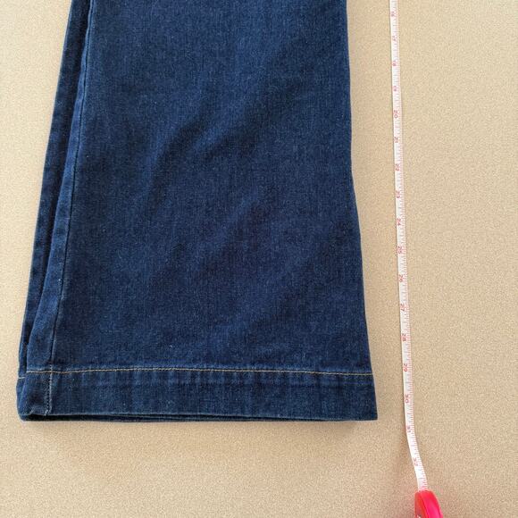 NWOT Sam Edelman Bay Flare Trouser Jeans SZ 30 DK Wash Classic Casual - Picture 9 of 9